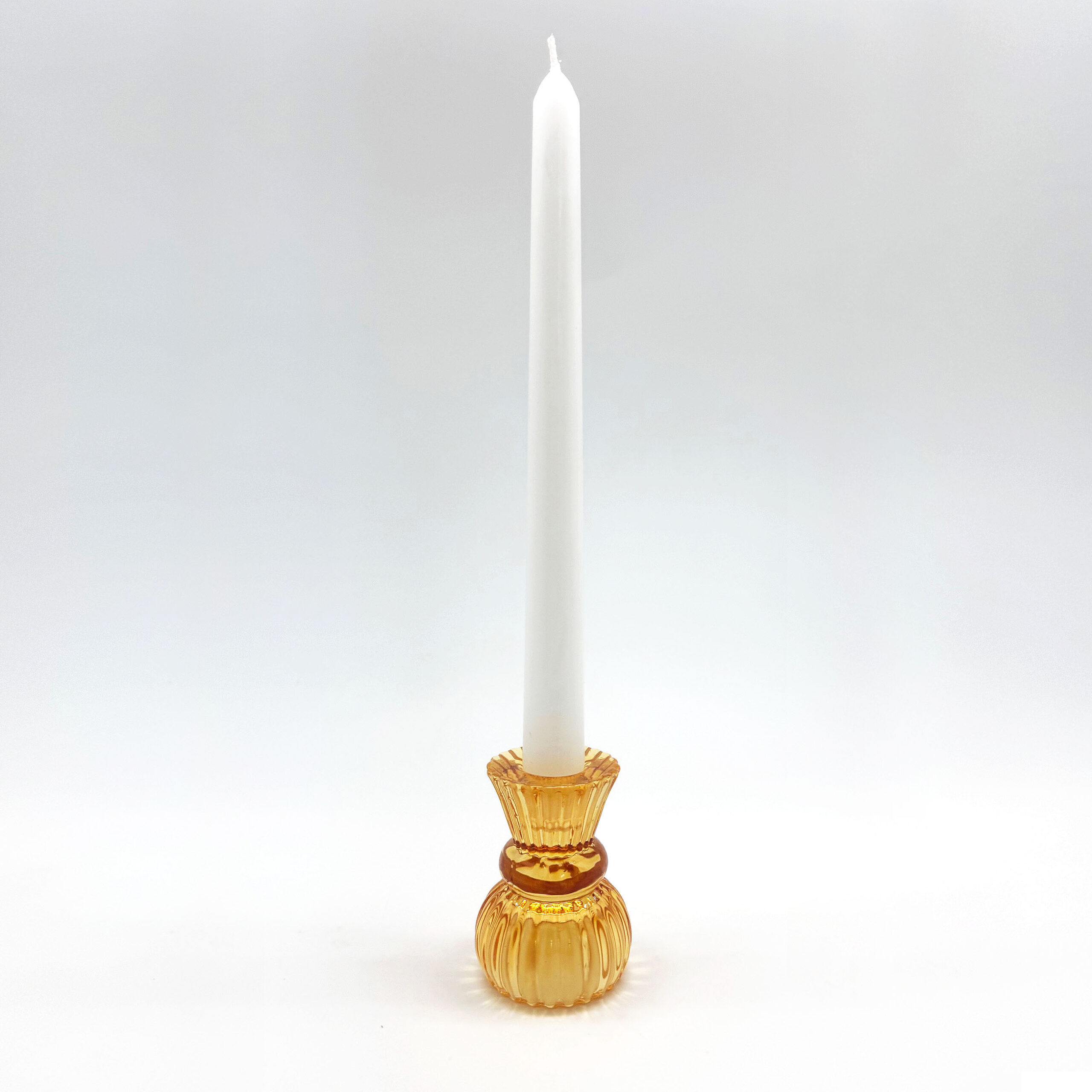 Glass Ribbed Dinner-Light (for Dinner Candle and Tealight) - Image 6