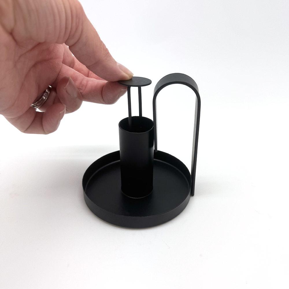 Metal Nightingale Dinner Candle Holder - Image 3