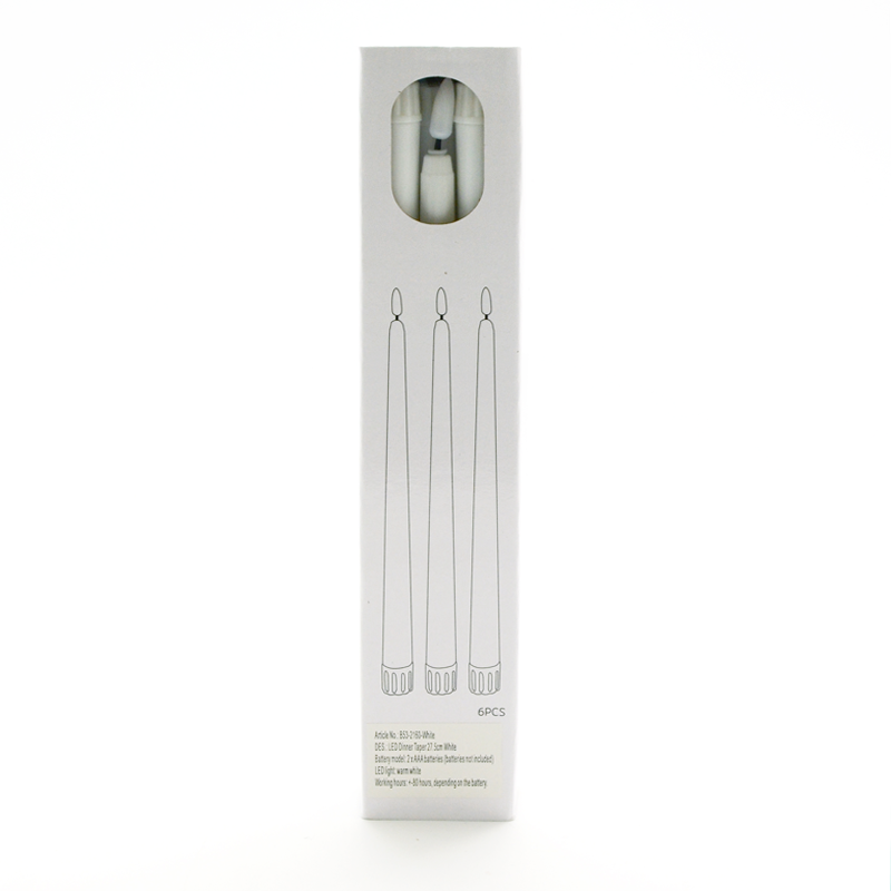 LED Dinner Taper Candle - Image 2