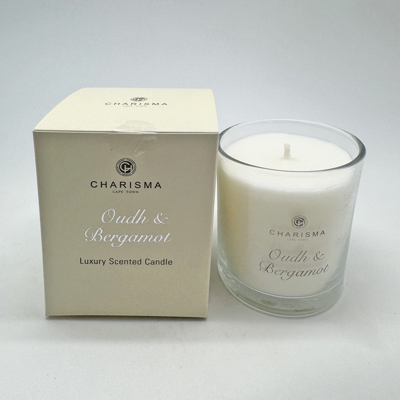Charisma Classic Glass Filled Candle with Silver Lid - Image 5